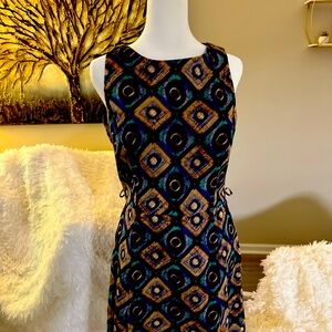 Gently worn Evan Picone dress in multicolor size medium